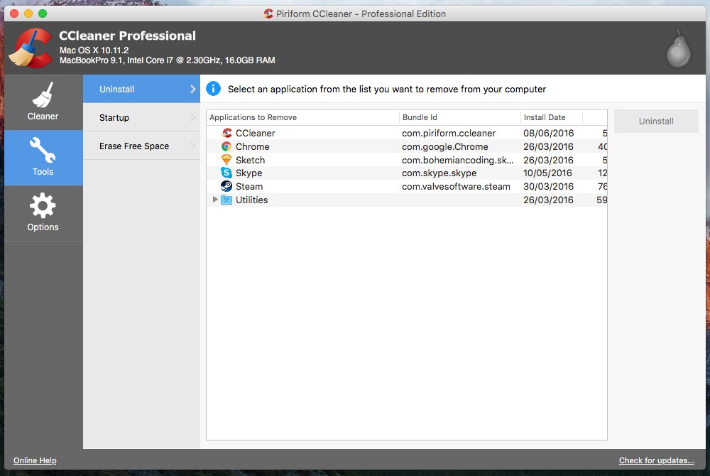 ccleaner for mac computers